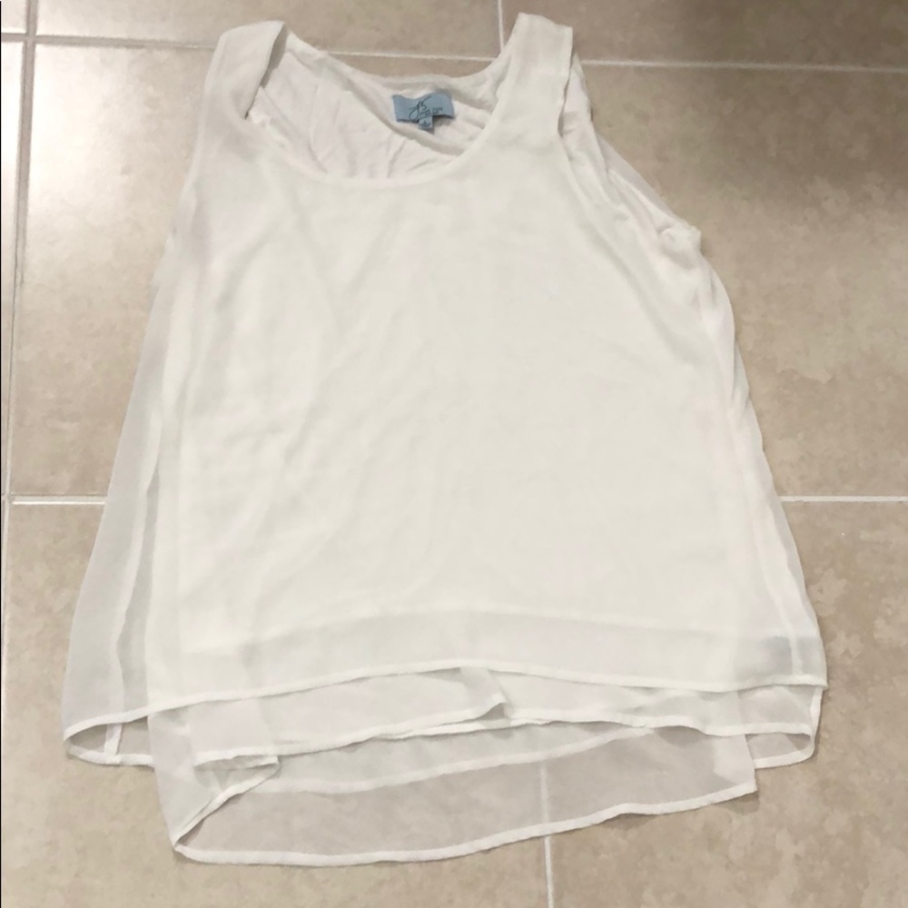Joan Vass White Tank